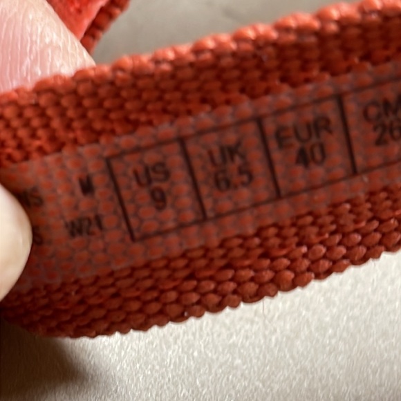 ROCKPORT Trail Tech Washable Sandals Size 9 Color Orange Like New!! - Picture 9 of 14